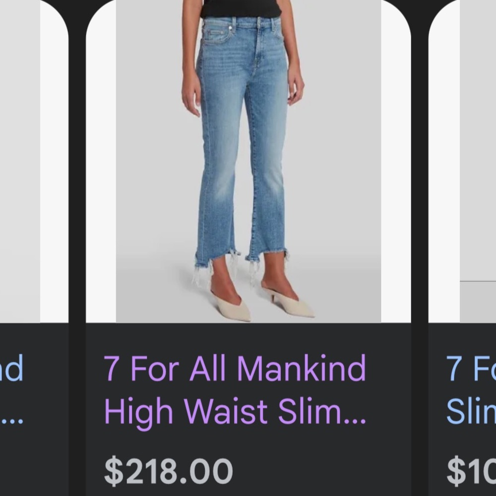 7 for all man kind luxe vintage size 26 my loves!!!! Never worn new with tags!!!